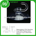 63mm Flat Suction Cup with Plastic Large Hook